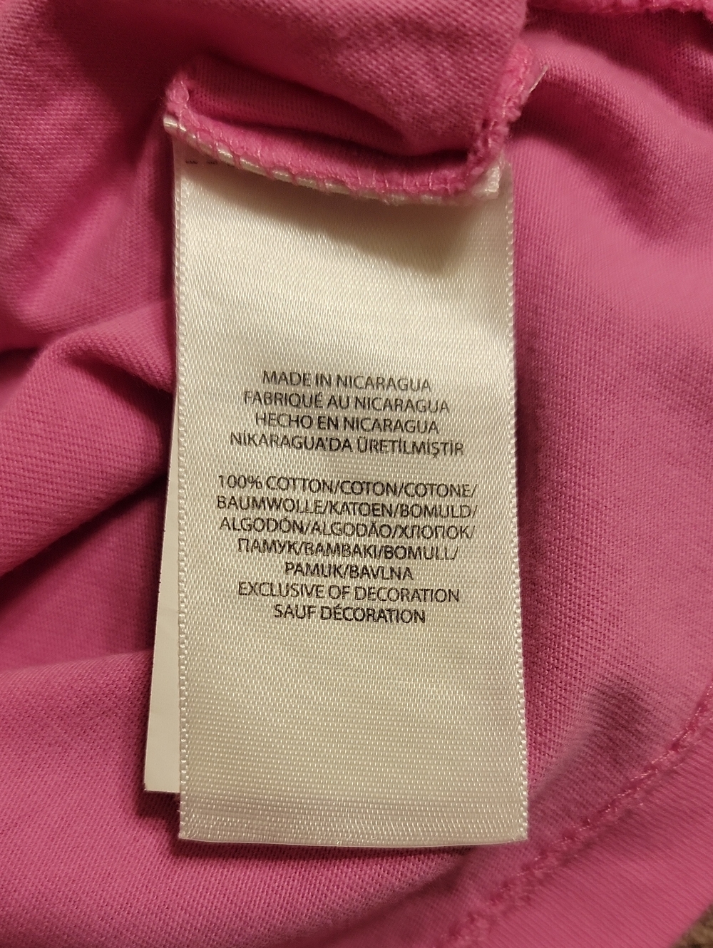 Polo Ralph Lauren Pink Crew Neck T-Shirt Short Sleeve Pony Logo Sz M - Picture 5 of 5